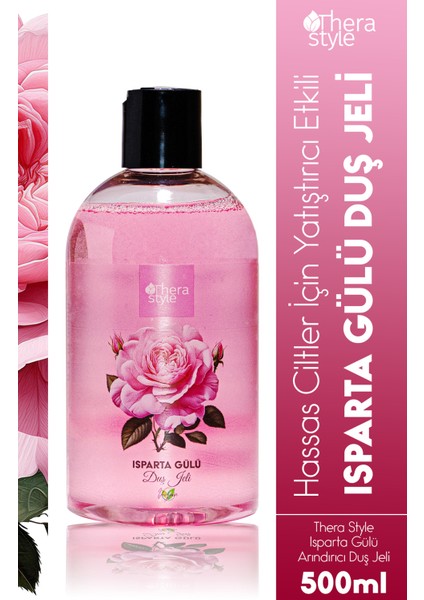 Isparta Gülü Duş Jeli 500ML El & Vücut Losyonu 250ML Vücut Spreyi 200ML (3'lü Set) | Besleyici