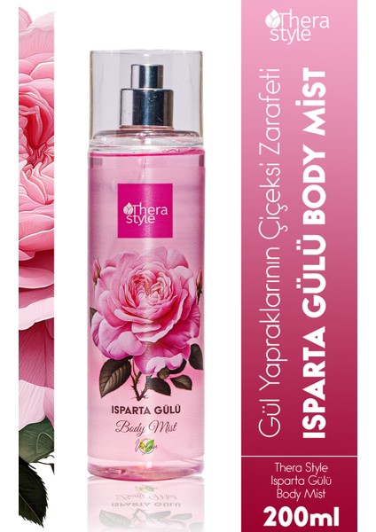 Isparta Gülü Duş Jeli 500ML El & Vücut Losyonu 250ML Vücut Spreyi 200ML (3'lü Set) | Besleyici