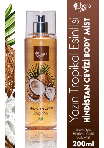 Hindistan Cevizi Duş Jeli 500ML El & Vücut Losyonu 250ML Vücut Spreyi 200ML| 3'lü Bakım Seti