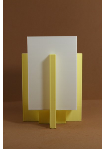 Ivory Dekoratif Abajur (13X13X20CM) - Sarı fiyatları