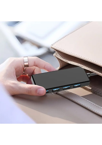 Yüksek Hızlı 4 Portlu USB 3.0 Hub - Masaüstü, Dizüstü Bil fırsatları