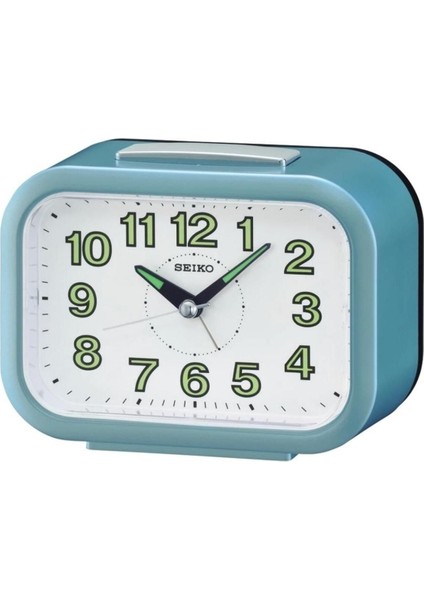 Clocks QHK026L Fosforlu Alarmlı Sessiz Akar Saniyeli Masa Saati