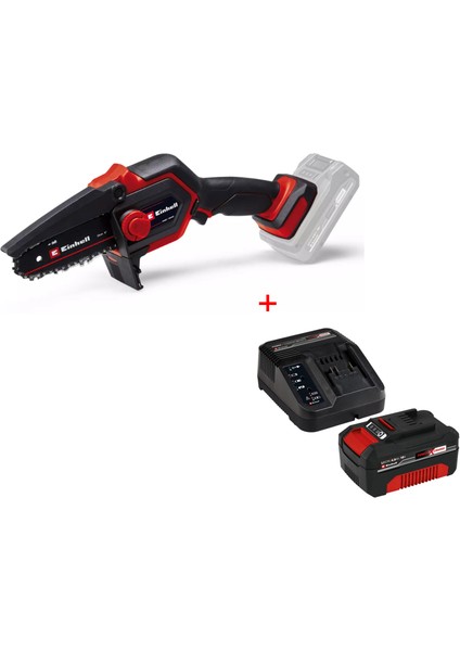 Ge-Ps 18/15 Li Bl Solo Akülü Zincirli Budama Testeresi +4 Ah Starter Kit Akü