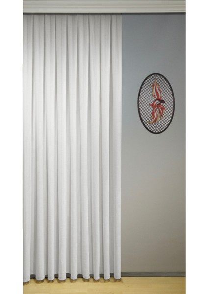 Brillant Unique Modern Lüks Real Keten Tül Perde Yüksek Kaliteli 1/3 Sık Pile