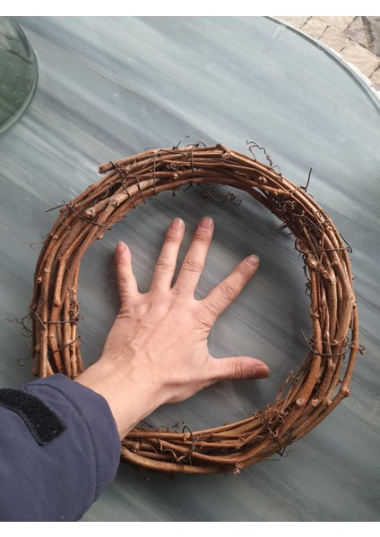 Doğal Sarmaşık Çember 3 Adet 30 cm , Çelenk, Kapı Süsü, Dekor fırsatları