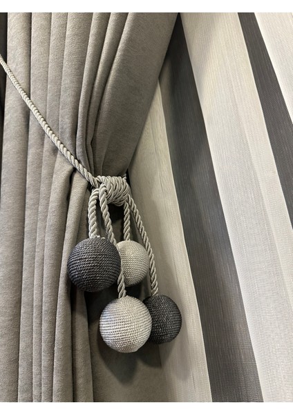 nden Fon Perde, Tül Perde Takımı, Aksesuar Hediyeli, 6 Parça Set indirimleri