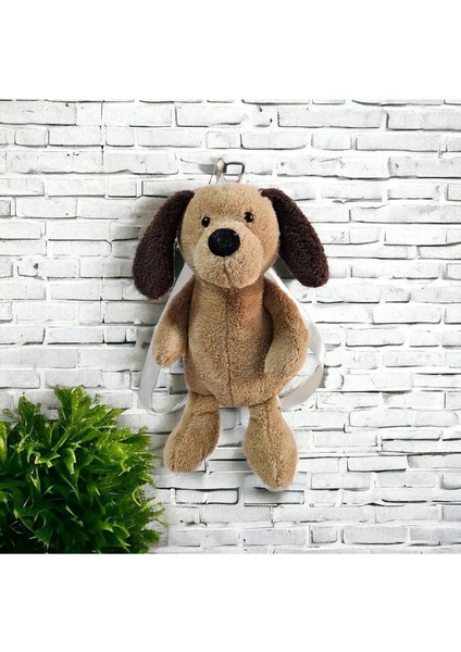 Kahverengi Köpek 50cm Oyuncak Peluş Çanta Sırt Çantası fiyatları