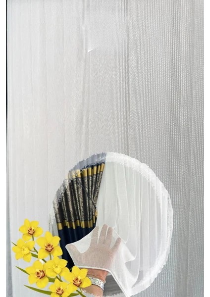 Dublin Tül Perde 1x2 Normal Pile - Ekstra Gramajlı - Ütü Gerektirmez fırsatları