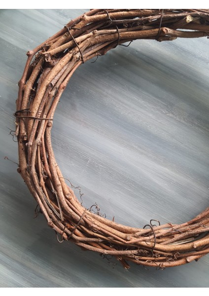 Doğal Sarmaşık Çelenk 1 Adet 30 cm, Çember, Kapı Süsü, Dekor indirimleri