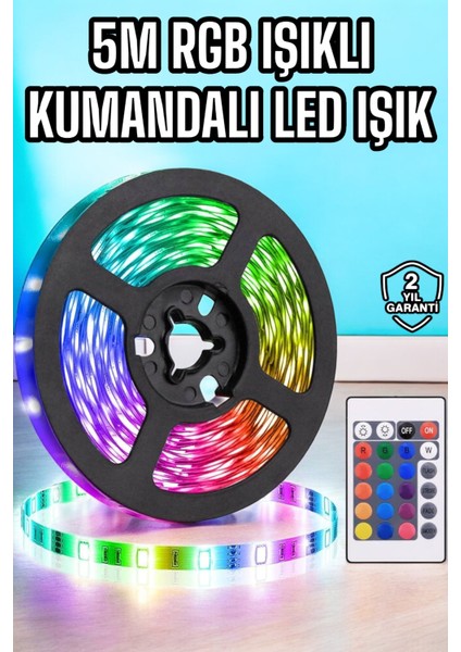 5 m Rgb Işıklı LED Işık