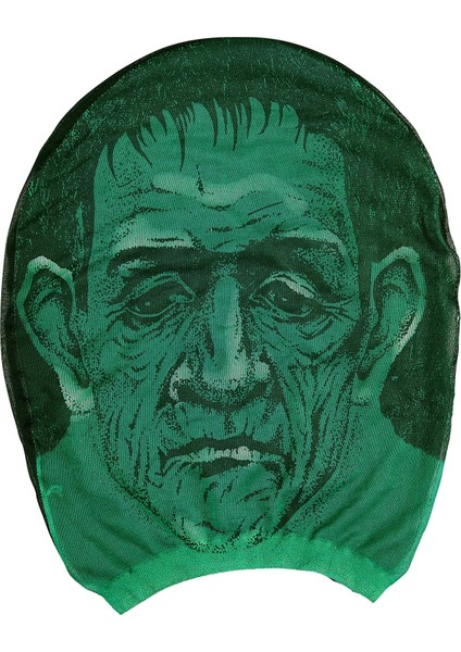 Kafaya Tam Geçmeli Bez Frankenstein Maskesi - Streç Korku Maskesi - 3D Baskılı Maske Model 5