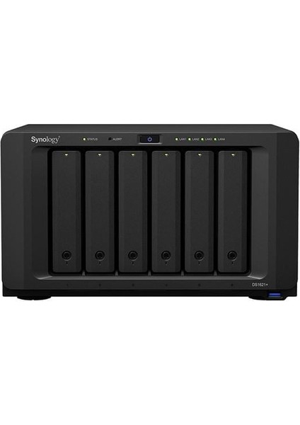DS1621 Plus Ryzen V1500B 4 GB Ram- 6-Diskli Nas Server (Disksiz)