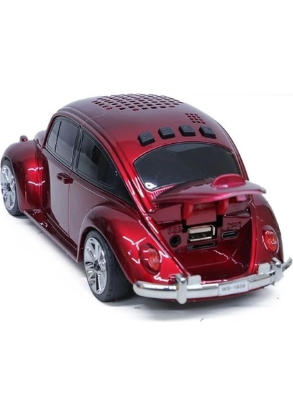 Beetle Araba Görünümlü Taşınabilir Bluetooth Hoparlör ve Radyo Speaker indirimleri