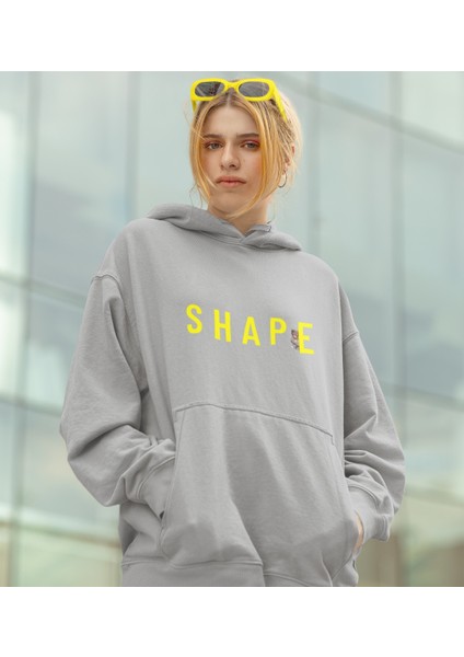 Shape(Şekil) Ön ve Arka Ayıcık Kadın Baskılı Sweatshirt