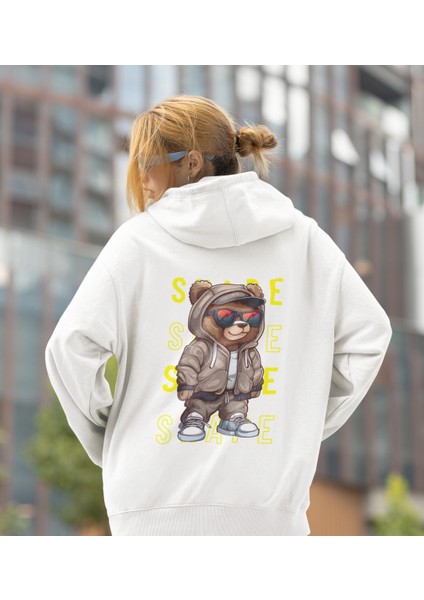 Shape(Şekil) Ön ve Arka Ayıcık Kadın Baskılı Sweatshirt fiyatları