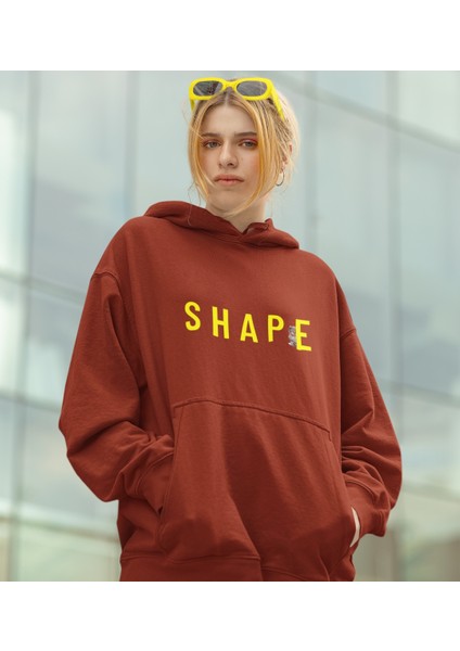 Shape(Şekil) Ön ve Arka Ayıcık Kadın Baskılı Sweatshirt