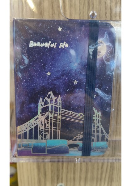 Ciltli Sert Kapak Mini Not Defteri Çizgili Defter A7 80GR 80YAPRAK ( 1 Adet )