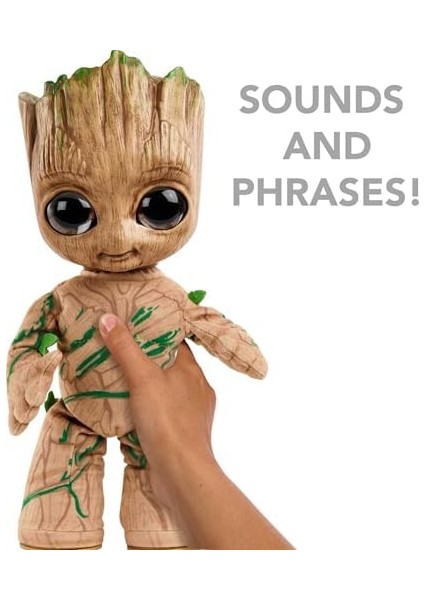 Marvel Groot Sesli ve Hareketli Pelüş Figür modelleri