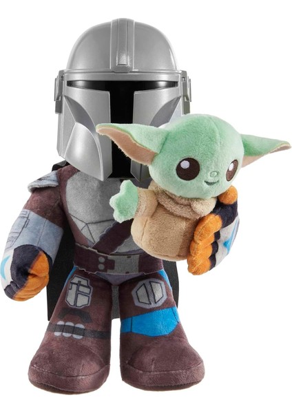 Wars Mandalorian Sesli Pelüş Figür, 3 Yaş ve Üzeri, HPC19