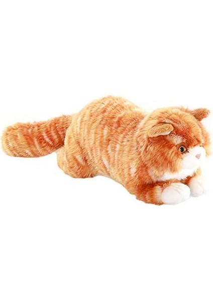 Of The World Yatan Tekir Kedi Peluş Oyuncak, Kahverengi, 34CM