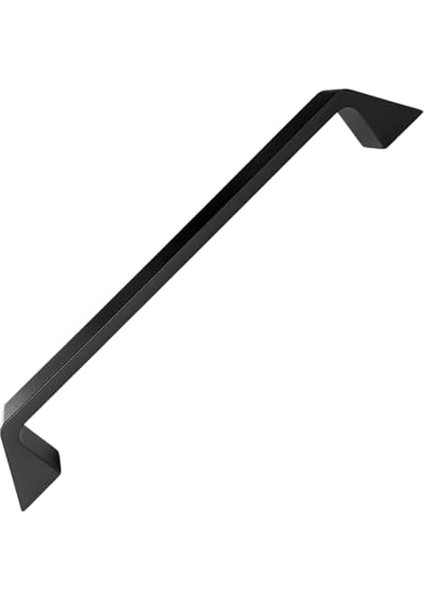 Mutfak ve Banyo Dolabı Kapakları ve Çekmeceler İçin Metal Kulp Paslanmaz Alüminyum Mobilya Dolap Kulbu 160MM Mat Siyah 2 Adet