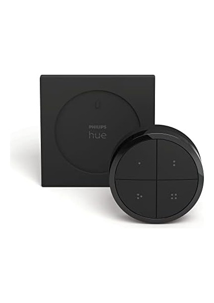Hue Tap Dial Switch Döner Anahtar, Siyah, Hue Uygulaması ile Kişiselleştirilebilir, Aksesuarlar