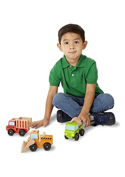 & Doug 13076 Ahşap Inşaat Araçları