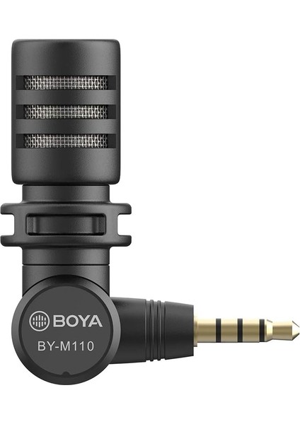 BY-M110 Kompakt 3.5mm Telefon Mikrofonu