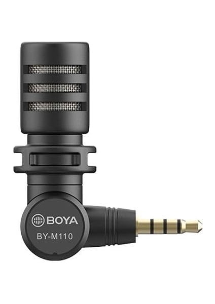 BY-M110 Kompakt 3.5mm Telefon Mikrofonu