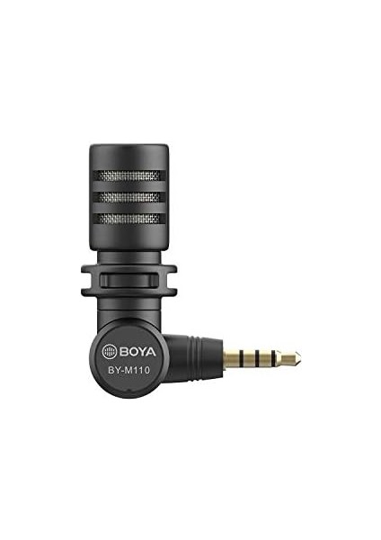 BY-M110 Kompakt 3.5mm Telefon Mikrofonu