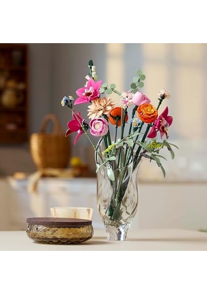 Botanicals 10342 - Yetişkinler Için Gül, Papatya, Peygamber Çiçeği, Okaliptüs, Mürver Çiçeği, Düğün Çiçeği, Orkide, Yıldız Çiçeği ve Çan Çiçeği Içeren Çiçek Yapım Seti, Hediye Fikri (749 Parça)