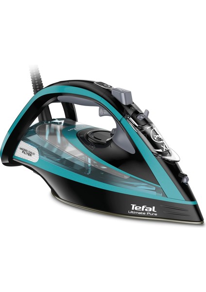 Ultimate Pure FV9844 Buharlı Ütü | 3200 W | Mikro Kalc Filtre | Durilium Airglide Autoclean Taban | Otomatik Kapatma | 0,35 Litre | 31,6 x 15,1 x 16,3 cm | Siyah/ Mavi