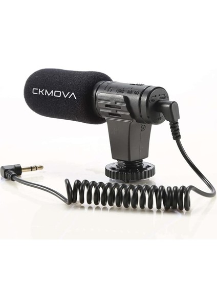 Vcm3 Pro Şarj Edilebilir Kamera ve Telefonlar Için Mini Shotgun Mikrofon