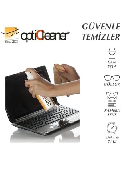 Since 2003 LCD Temizleme Seti: Elektronik Cihazlar Için 250ML + Temizleme Bezi! Laptop, Tablet, Tv, Telefon, Gözlük, Yazıcı, Kamera Için Doğal, Koruyucu ve Parlatıcı Temizlik!