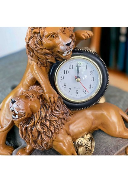 Aslanlı Masa Üstü Saati, Ev ve Ofis Dekoru , Ofis si, Galatasaraylı Arkadaşa