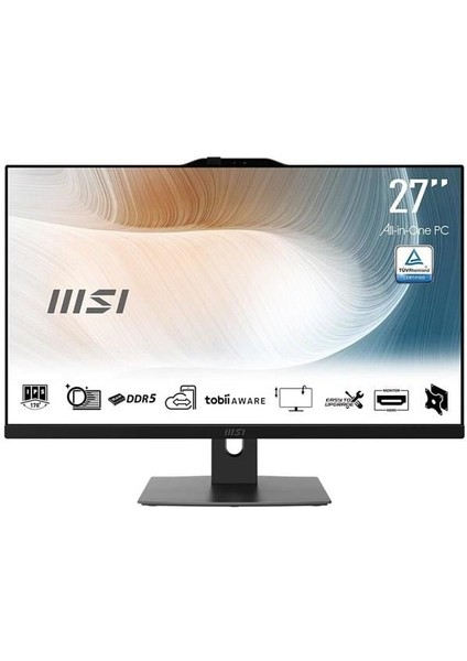 Msı 27" Modern AM272P 12M-690XTR Core I7 1255U-32GB Ram-1tb Nvme-Fdos