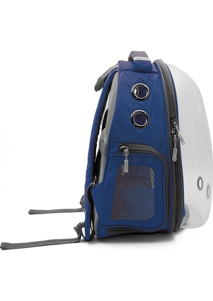 Yeni Şeffaf Taşıma Sırt Çantası Lacivert 25X30X40CM modelleri
