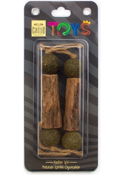 Matatabi Içerikli Kedi Oyuncağı Dumbell Çubuk 2li