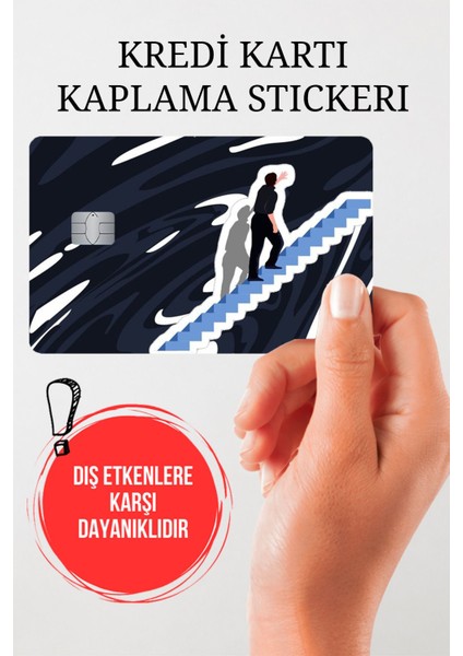 Truman Show Kredi Kartı Kaplama Stickerı, Sticker, Yapışkanlı Kredi Kartı Stickerı