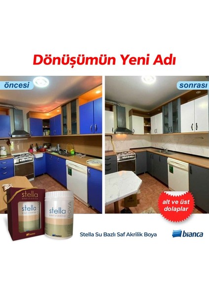 Stella Su Bazlı Saf Akrilik Boya 1 Litre modelleri