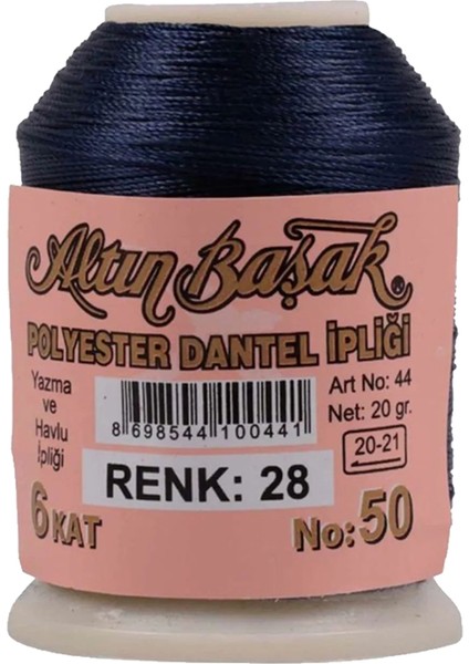 3 Adet Altınbaşak Oya ve Dantel Ipi 20 gr - Royaleks - No: 500 - 186 - 028