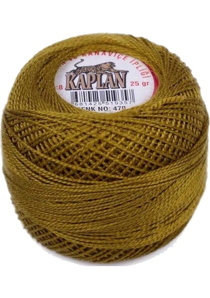3 Adet Kaplan Etamin ve Kanaviçe Ipi 8 No Kod/renk: 470 - 111 - 941 - Ryl