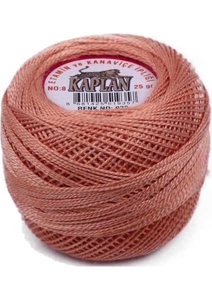 3 Adet Kaplan Etamin ve Kanaviçe Ipi 8 No Kod/renk: 109 - 202 - 922 - Ryl