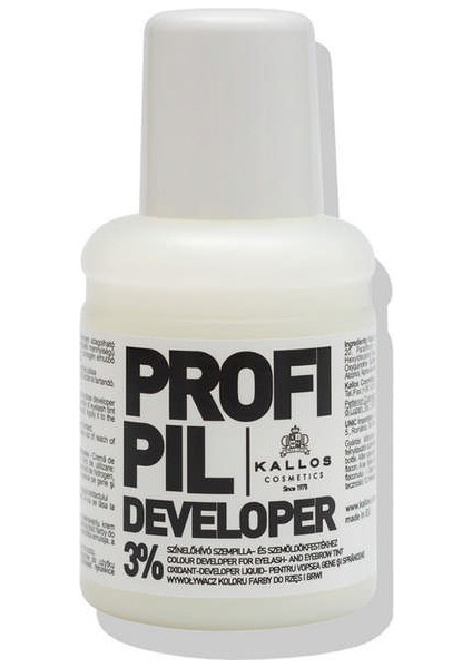 Kallos Profi Pil Kaş ve Kirpik Boyası Için Krem Oksidan %3 60ML 11