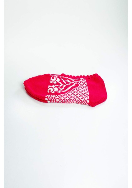 2 Çift El Örgüsü Kışlık Şık Kadın Yün Patik Set 7 fiyatları