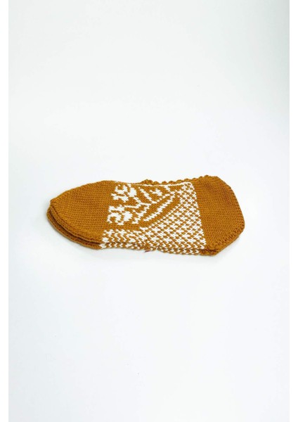 2 Çift El Örgüsü Kışlık Şık Kadın Yün Patik Set 7 modelleri