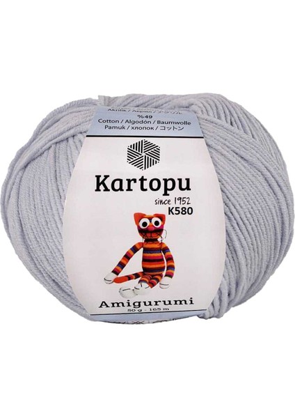 10 Adet Amigurumi El Örgü ipi 50GR 580