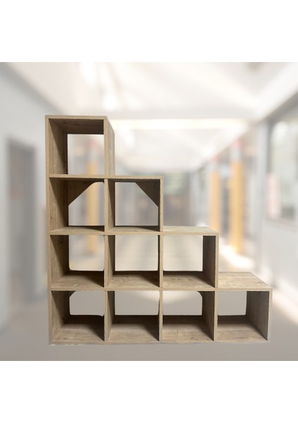 Basamak Raf Kitaplık Mdf 130X130 modelleri