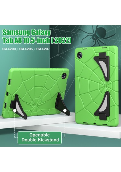 Samsung Galaxy Tab A8 10.5 2021 Için Silikon + Pc Tablet Kılıfı (Yurt Dışından)