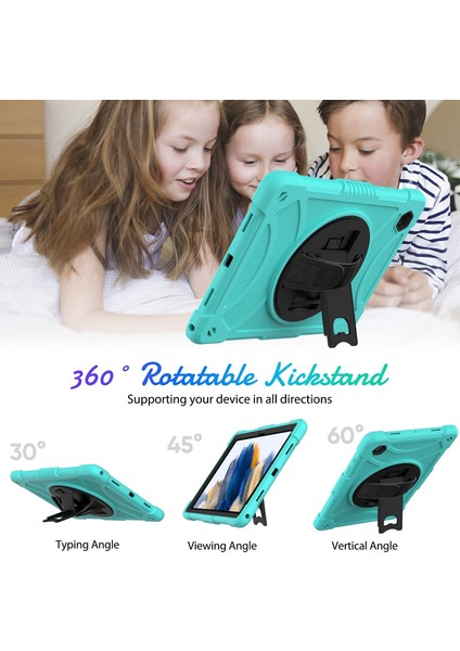 Samsung Galaxy Tab A8 10.5 2021 Silikon + Pc Kılıfı (Yurt Dışından)